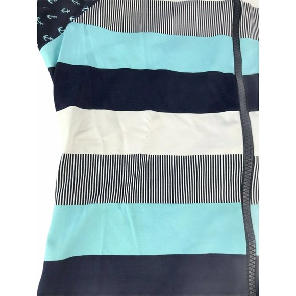 TOMMY BAHAMA Swimsuit Rash Guard Shirt Full Zip M - Picture 7 of 9